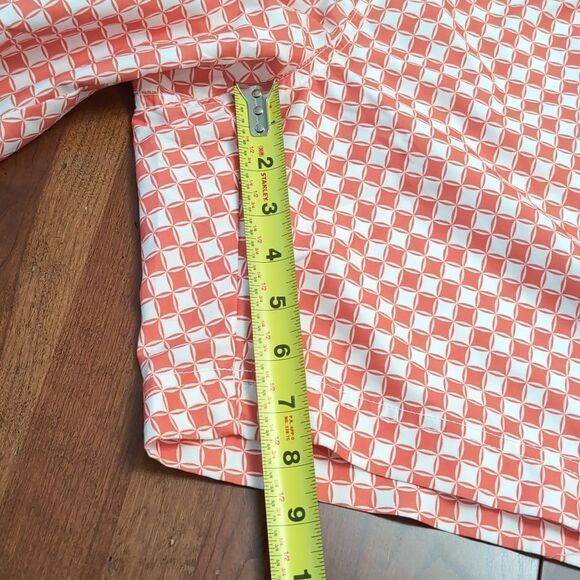 Onia The Charles Orange Print Men's Swim Trunks Sz XXL - Picture 7 of 8